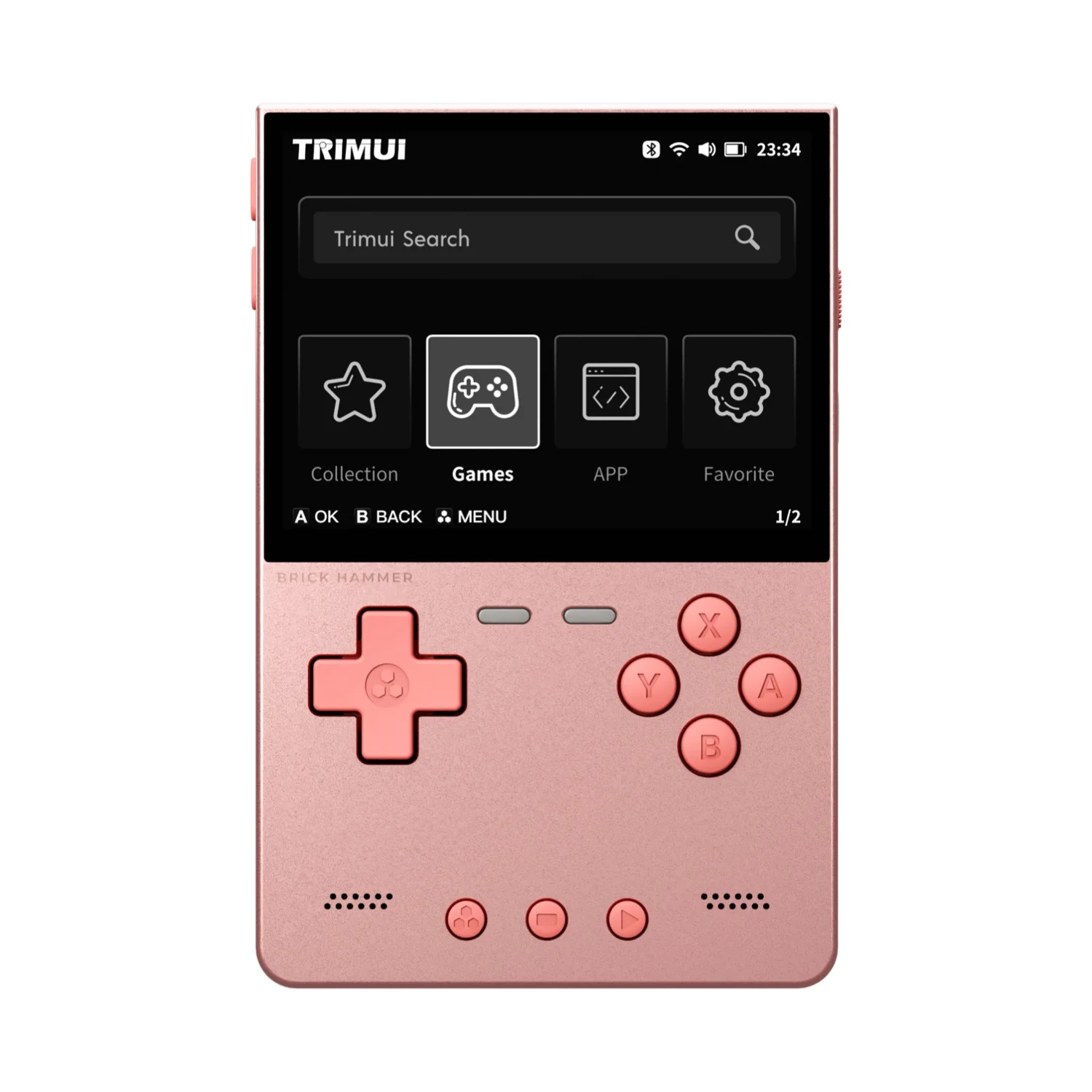Trimui Brick Retro Handheld Game Console Linux Cnc Metal Exterior_voghion.com