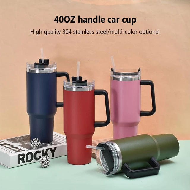 RTIC Tumbler Stainless Steel Travel Cup Thermos Mug Optional