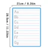 4PCS Children Number & Alphabet Dry Erase Board handwriting board Double Sided Durable Portable Whiteboards for school classroom 2
