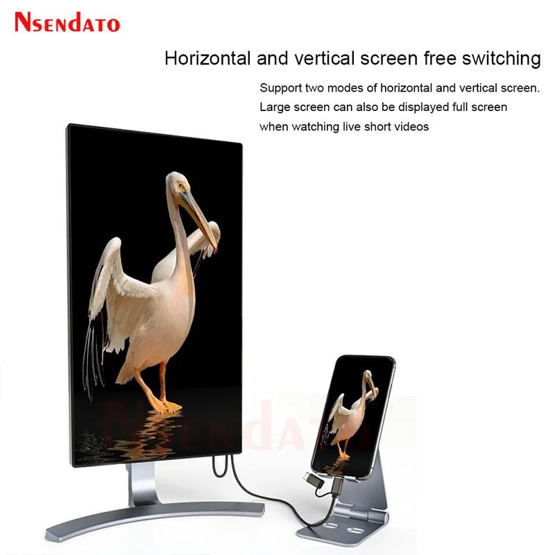 Mirascreen LD36 Wire HD Streaming Display TV Stick Dongle USB Type C Cable Plug Play Mirroring Screen for Andriod  HDTV