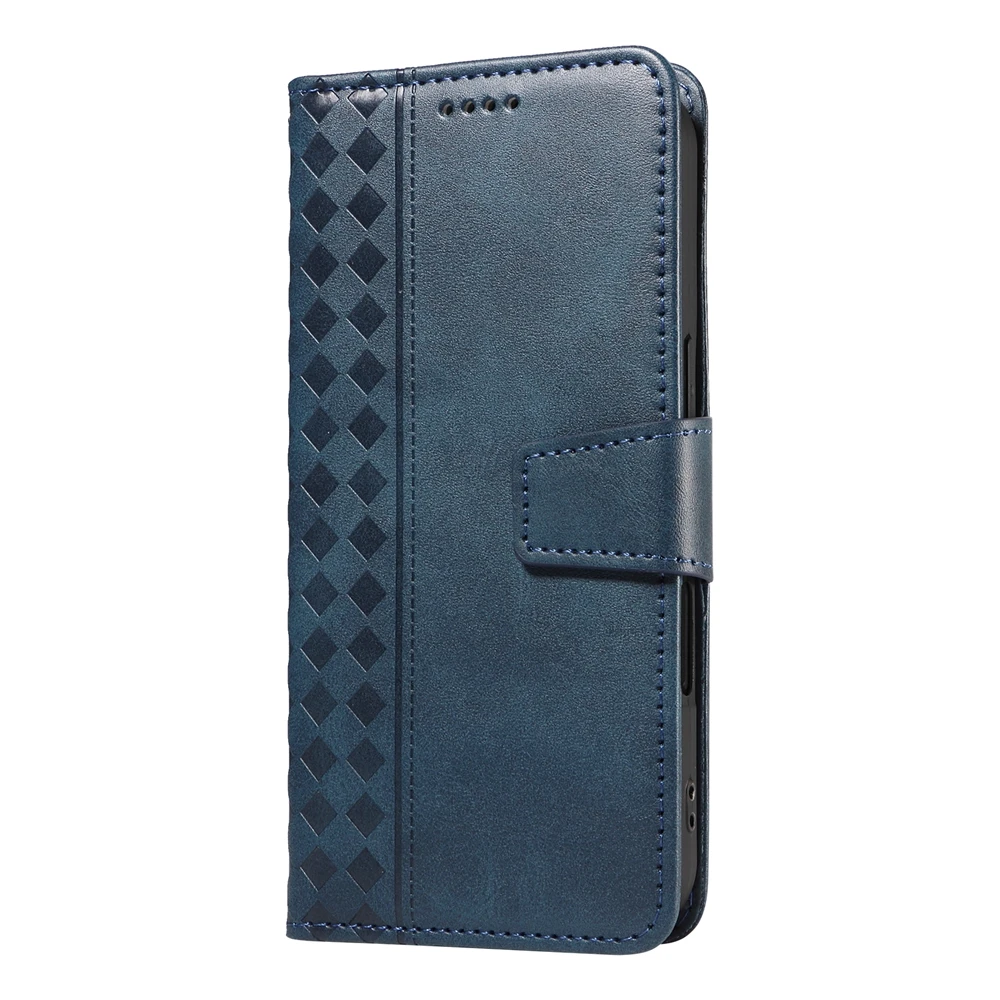 Magnetic Luxury Leather Phone Case with Cat Dandelion Design
