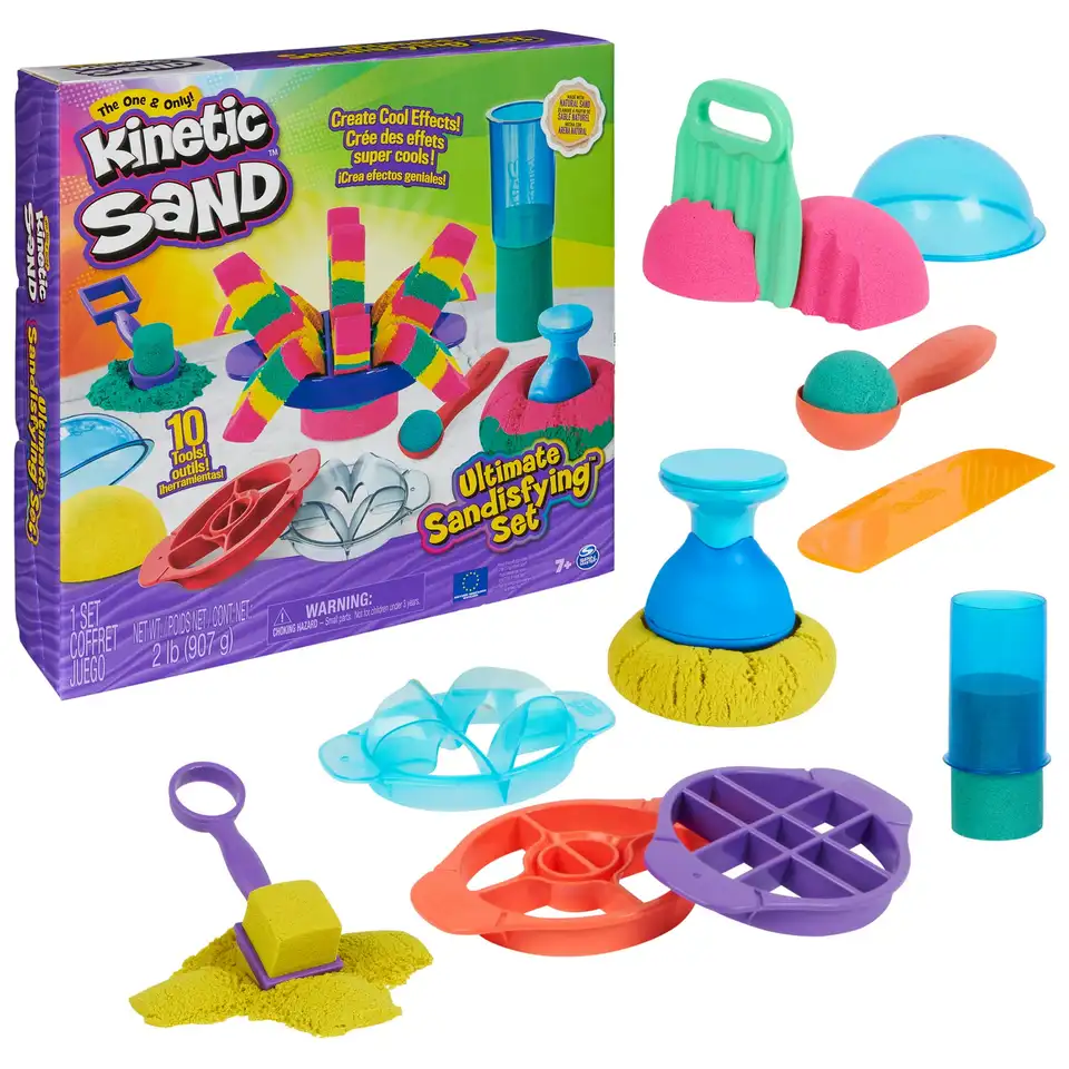 Kinetic Sand Ultimate Sensory Play Set with Molds