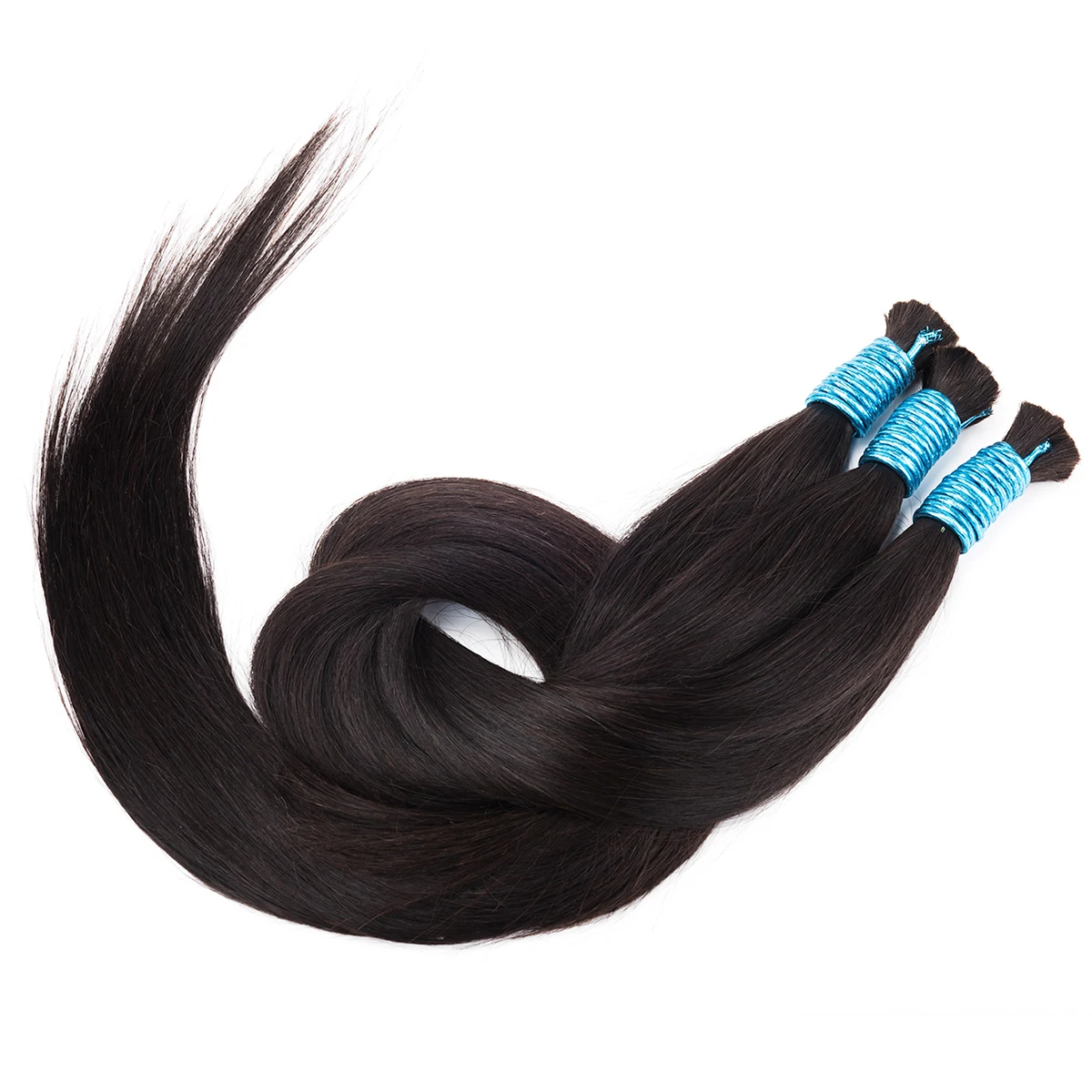 Straight Human Braiding Hair Bulk No Weft Vietnam Remy Human Hair Straight Bundles 100g Natural Braiding Extensions