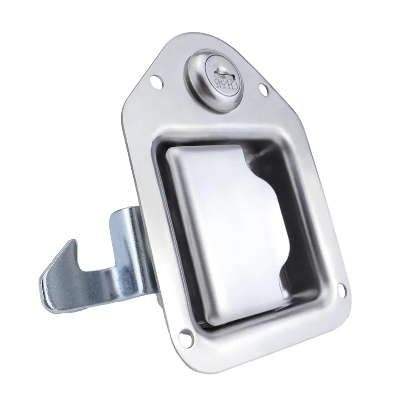 

Замок дверной сменный из нержавеющей стали, ручка с ключом для трейлера, грузовика, вездехода, мотовездехода