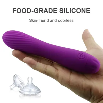 10 Modes Vibrator Soft Silicone Dildo Realistic Penis Rechargable G-spot Clitoral Stimulator Female Masturbation Adult Sex Toys 5