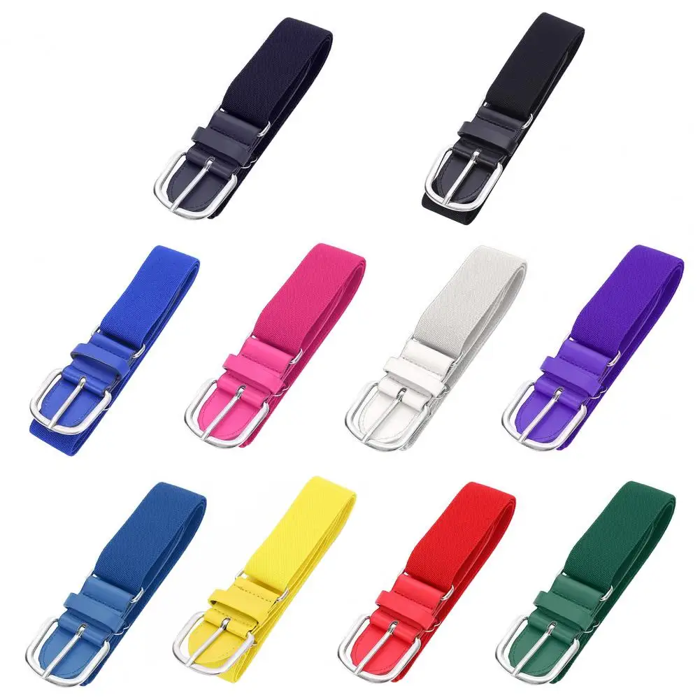 Adjustable Sports Belt Adjustable Youth Baseball Belt Socks Set Elastic Band Softball Waistband Vibrant Color Unisex for Boys