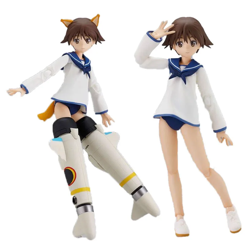 

Max Factory Figma 074 Miyafuji Yoshika STRIKE WITCHES Anime Figure Model Collecile Action Toys Gifts