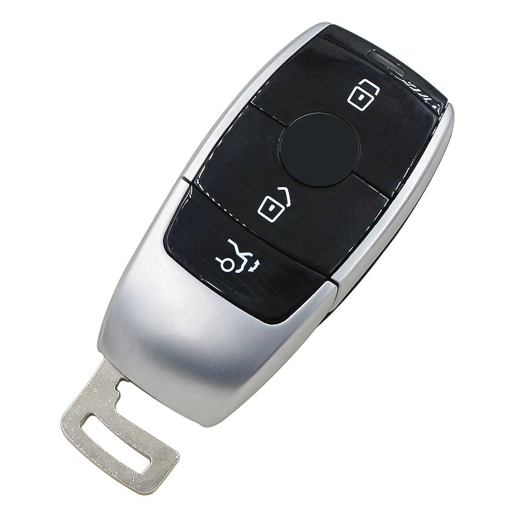 Funda para llave de coche con control remoto, 3 botones, funda para llave  inteligente, para Mercedes Benz E300L S320 S350 C200L S450l S500l AMG GLC