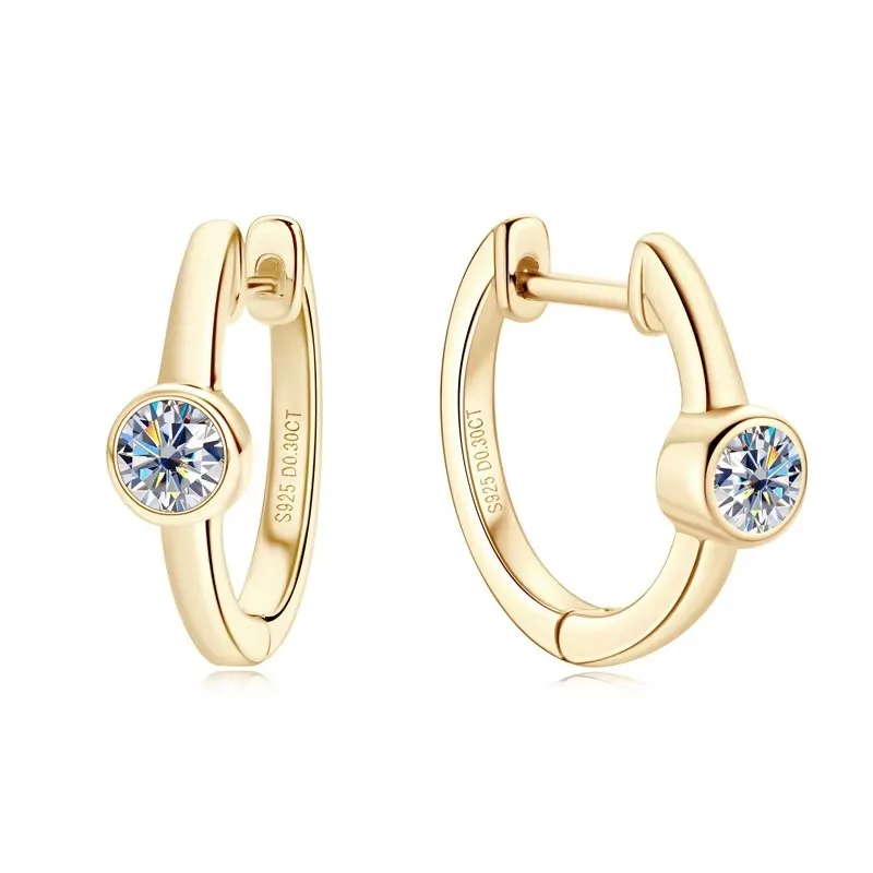 Moissanite Earring Y
