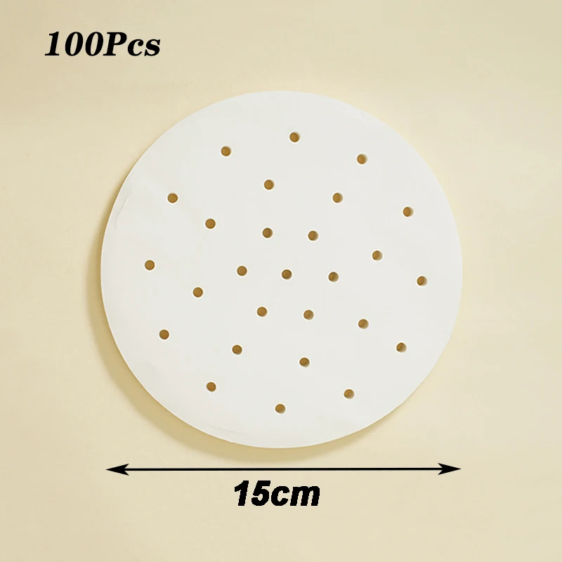 Bamboo Steamer Non-Stick Disposable Paper Liners - Kitchen Essentials