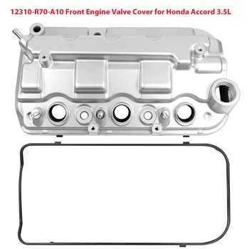 Aluminium Front Rear Engine Valve Cover 12320-R70-A10 12320R70A00 for Honda Accord Ridgeline Odyssey Acure TL Coupe Sedan 3.5L 1