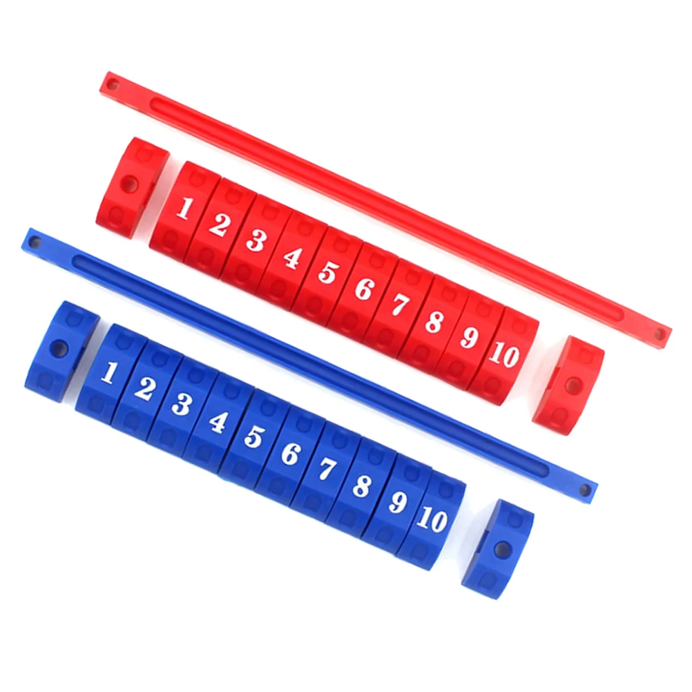 

2pcs Durable Blue Red Plastic Scoring Units Counters Markers for Foosball Soccer Table Football Score Keeper (1 Red and 1 Blue)