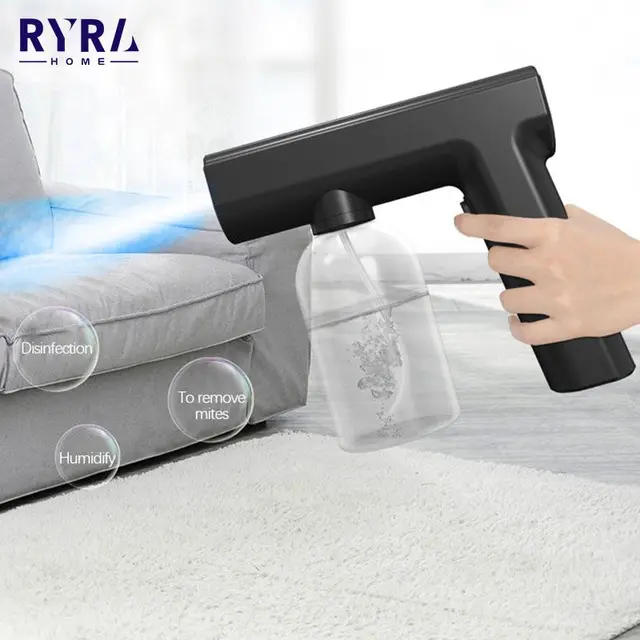 Fertőtlenítés Kék Fény Nanos Gőzfegyverek Hajápolási Kézi Permetezőgép Ultra Finom Aeroszol Víz Köd Trigger 300Ml