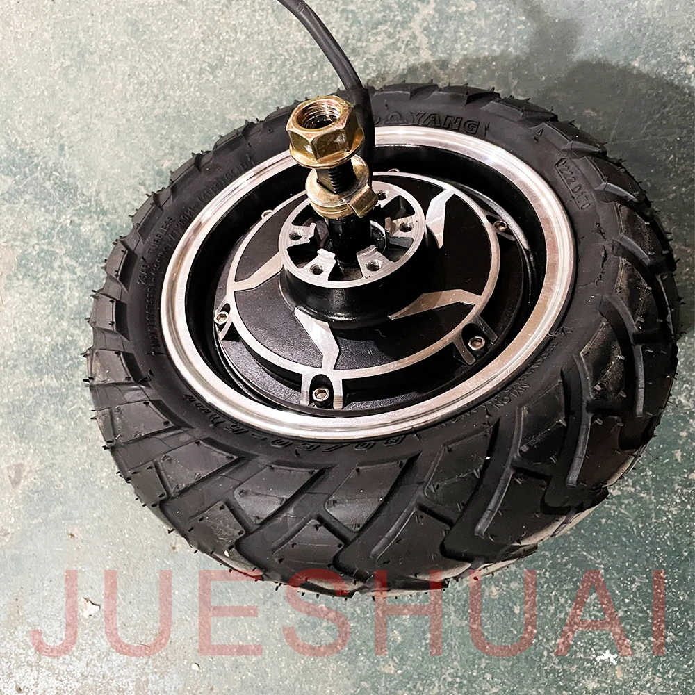 Description Picture 5 of itemJUESHUAI X700 X750 Electric Scooter 48V 52V 60V Motor Wheel with Tire Gearless BLDC 10inch 80/60-6 Off-Road/Road Tire 135 mm