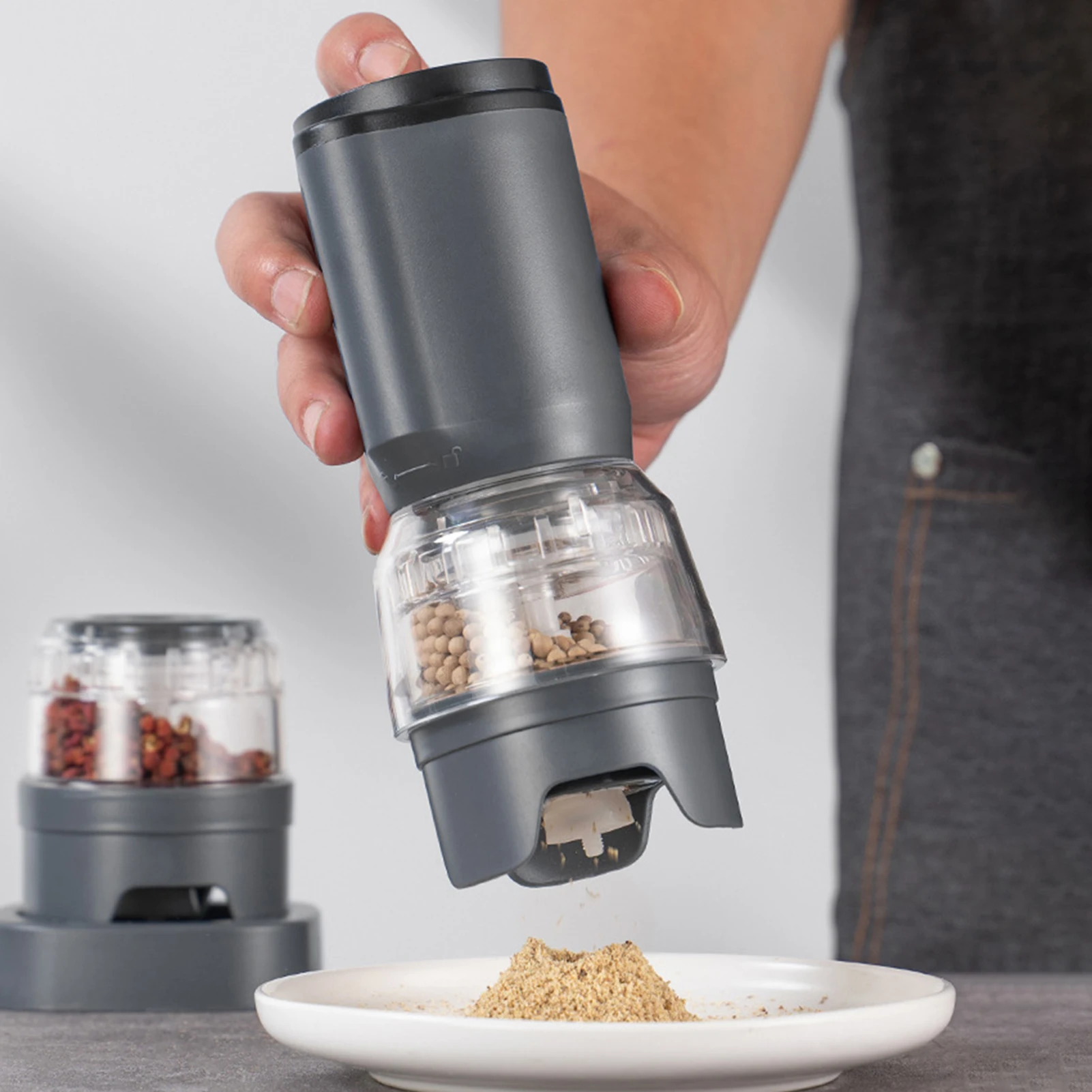 Quick Spice Grinder Pepper Grinder Mill Rechargeable Electric Salt Pepper Grinder Adjustable Spice Mill Automatic Kitchen Gadget 8 küchexyz.de S718a60d6c71c4e62ac68901e5ae9bc74u küchexyz.de Best Price | Fast Delivery |Quality Product Quick Spice Grinder Pepper Grinder Mill Rechargeable Electric Salt Pepper Grinder Adjustable Spice Mill Automatic Kitchen Gadget