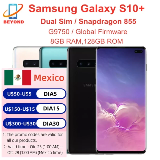 Samsung Galaxy S10 Plus S10+ G9750 Dual Sim Snapdragon 855 8GB RAM