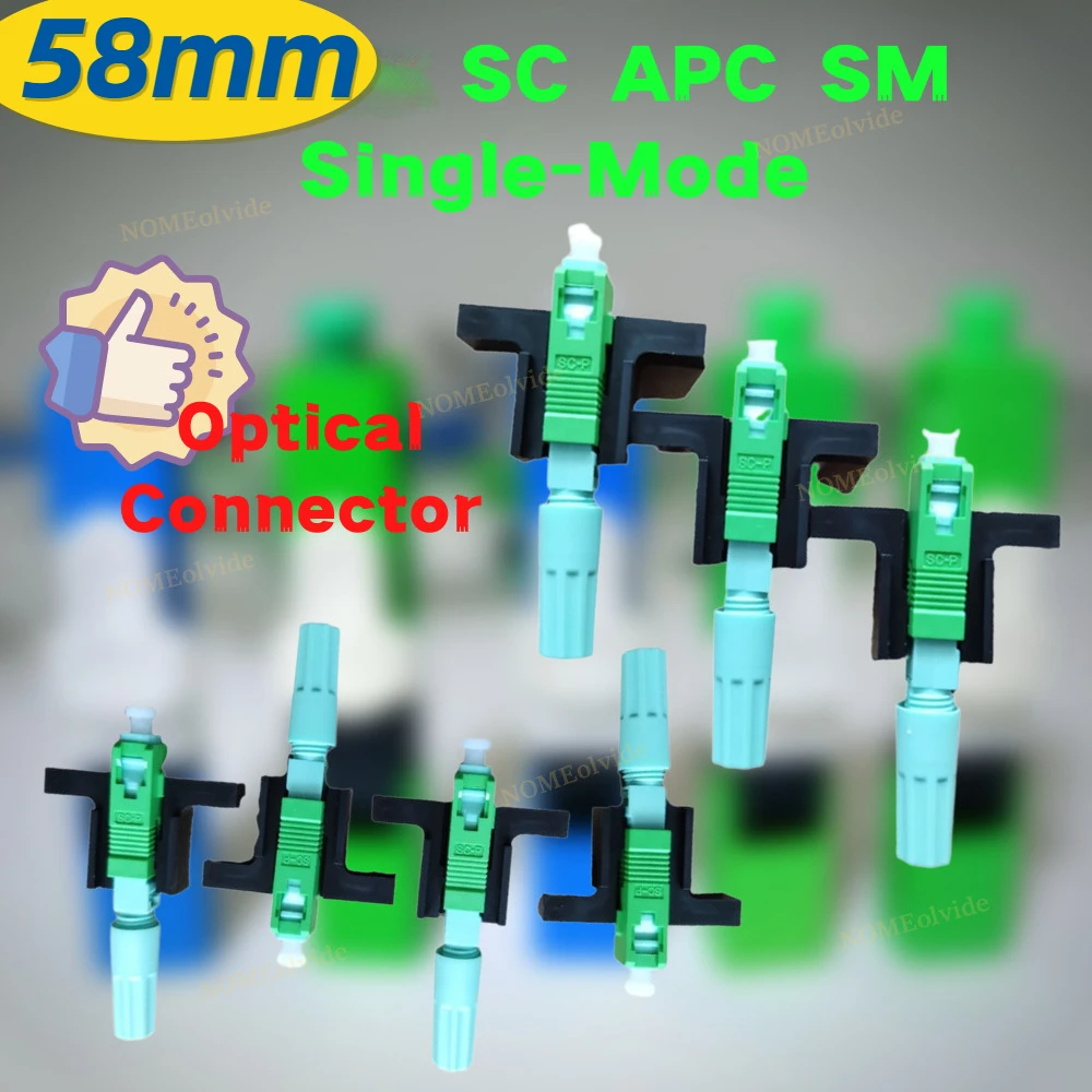 

58MM SC APC SM Single-Mode Optical Connector FTTH Tool Cold Connector Tool Fiber Optic Fast Connnector Optical Quick Connector