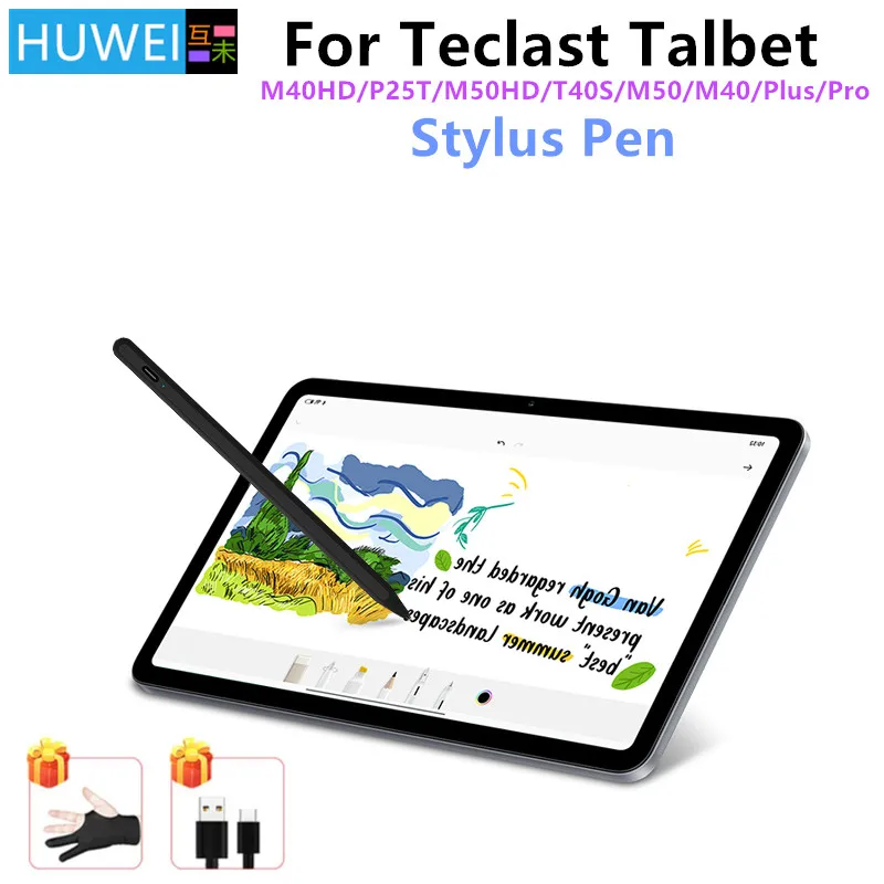 Caneta Stylus para Tablet Teclast Caneta de Toque da Tela T45hd P80t T60 2023 P40hd P80 t P85t T40hd M50 T50 Pro T40 Air Tablet - Imagem 4