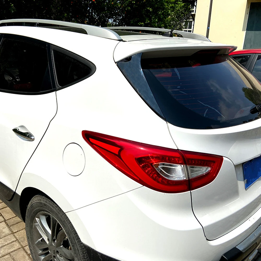 Car Rear Window Side Spoiler For Hyundai iX35 2010-2017 ABS Gloss Black Rear Side Spoiler Canard Splitter Auto Replacement Parts