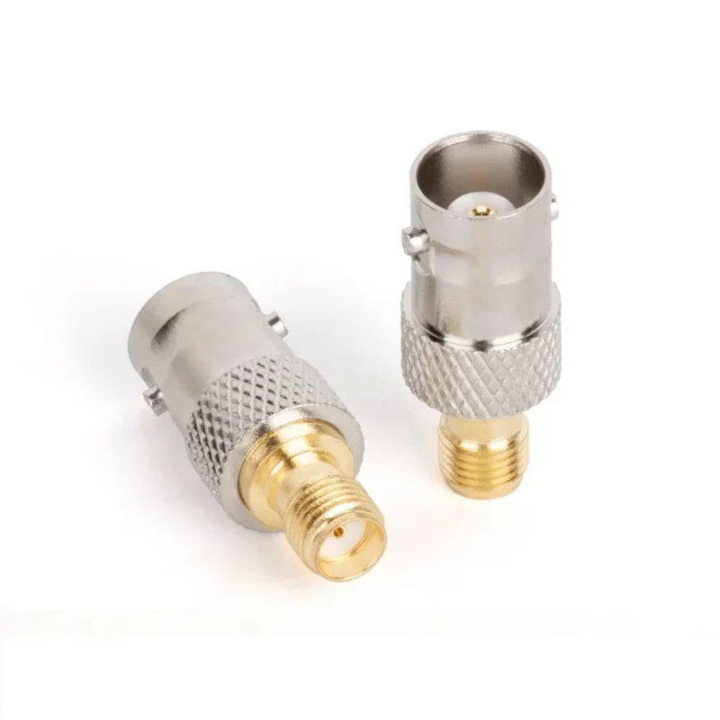 5/20PCS SMA Female Jack to BNC Female Jack Connector Adapter RF Coaxial cable Converter Straight New For Wireless LAN Devices