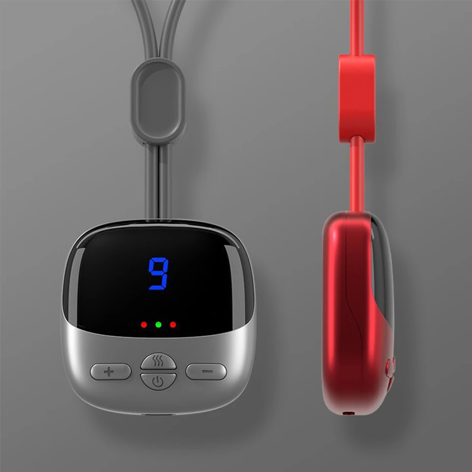 Portable Smart Neck Massager with EMS and Hot Compress