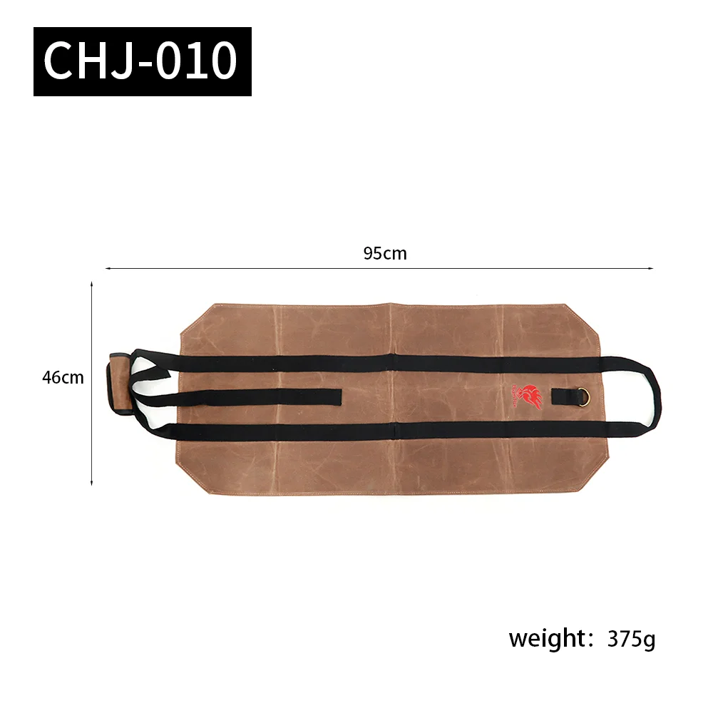 Large Capacity Firewood Storage Bag Waterproof Scratch-resistant Wood Log Carrier Outdoor Camping Firewood Holder Wood Carry Bag
