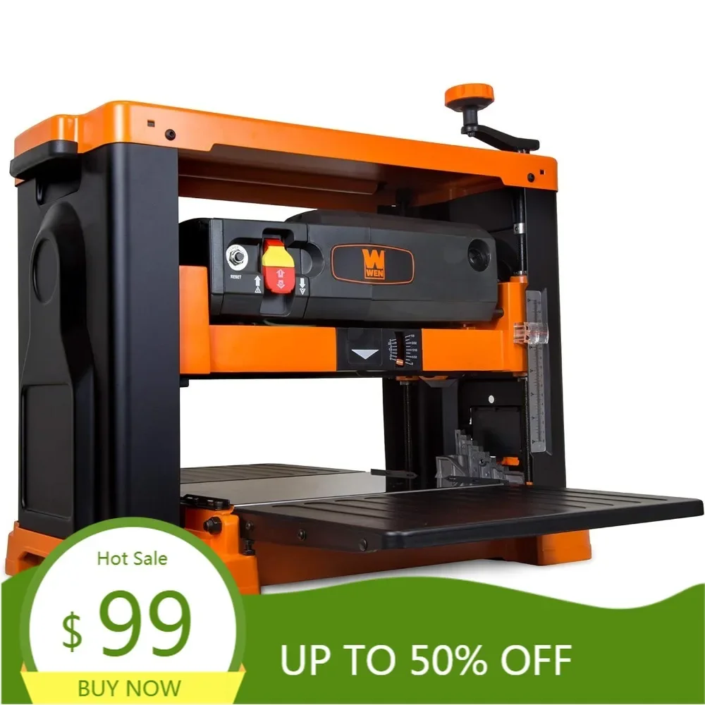 pl1326 15-amp 13-inch spiral benchtop thickness planer