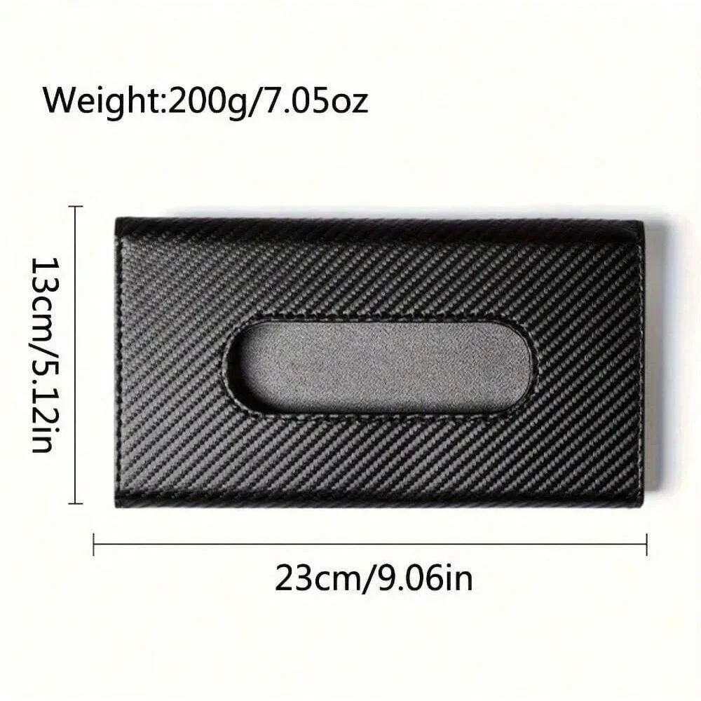 car tissue holder Car Tissue Holder Car Sun Visor Napkin Case Multifunctional PU Leather Back Seat Tissue Box Bag For All Models