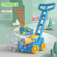 Kids Toys Tank Trolley Bubble Gun Machine Automatically Electric Soap Bubbles Car Outdoor Games Children Toys for Girls Gift 2