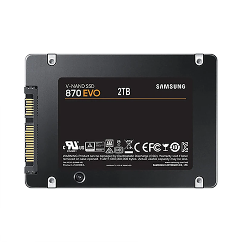 SAMSUNG SSD 870 EVO 250GB 500GB Internal Solid State Disk HDD Hard Drive SATA3 2.5 inch Laptop Desktop PC MLC disco duro 250 GB