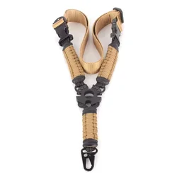 Nylon Webbing Multifunctional Adjustable Sports Shoulder Strap (Sandy)