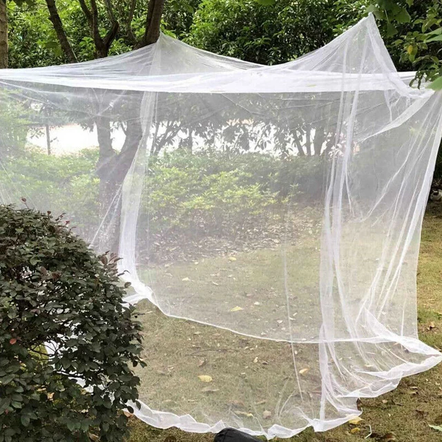 200x200x180cm Fabric Camping Mosquito Net Indoor Outdoor Travel Insect  Netting