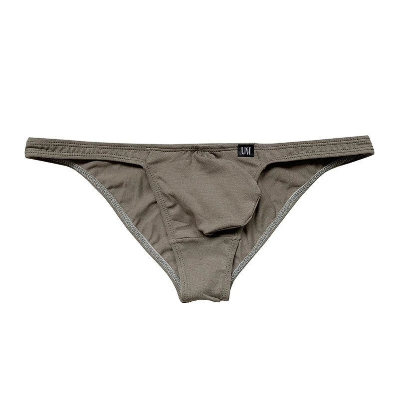 New Autumn Winter Mens Low Rise Briefs Cotton Underwear Lining U-Convex Pouch Sexy Panties Man Tight Elastic Small Underpants 5