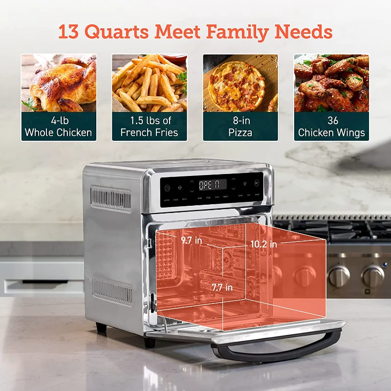 COSORI Air Fryer Toaster Oven Combo, 10 Qt Family Size 14-in-1 Functions  (1000+ APP Recipes), Dishwasher-Safe Accessories - AliExpress