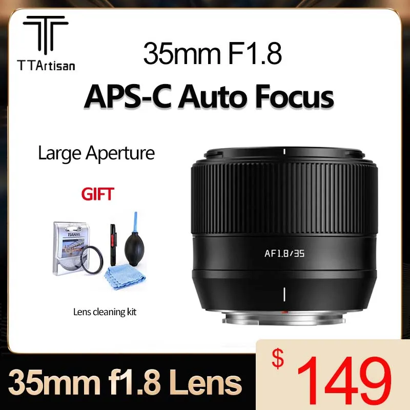 Ttartisan Auto Focus 35Mm F1.8 Obiettivo Principale Obiettivo Della Fotocamera Per Fujifilm X Xf Nikon Z Mount Per X-H2 X-H2S X-T30
