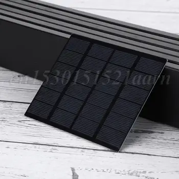 1.5W 6V Mini Solar Panel 110x92mm Polysilicon Portable Solar Cell Solar Battery Charger Solar Cell for Light  Charger 1