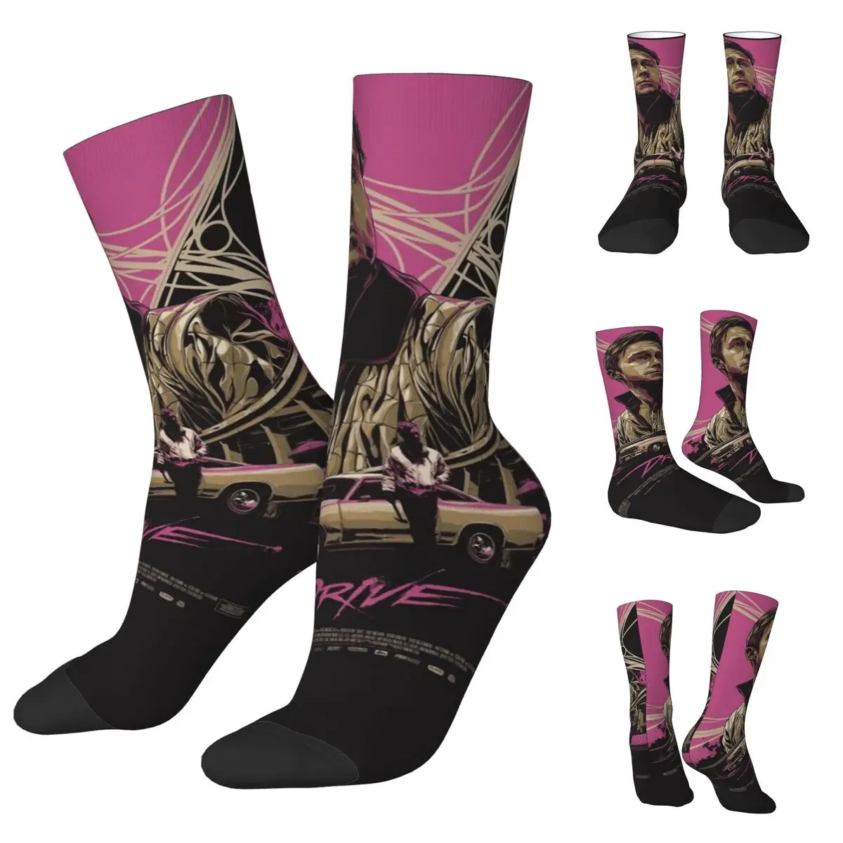 3D printing cosy Unisex Socks,Cycling Ryan Gosling Interesting Four Seasons Socks