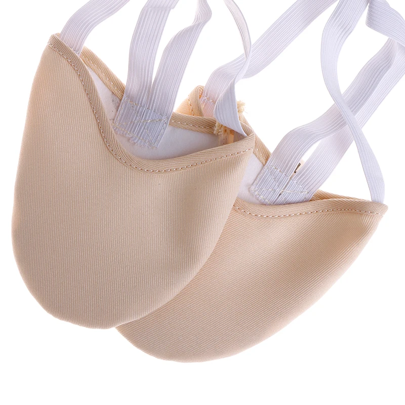 Gymnastics Dance Shoes Half length Rhythmic gymnastic shoes Pig skin sole Beige Dancing dance Roupa Ginastica Child adult
