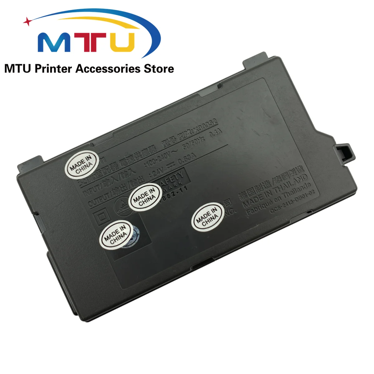 K30352 AC Power Supply Adapter for Canon PIXMA MG2525 MG2522 MG2920 TS202 MG2520 MG2922 TS3120 TS3122 Original 3 Months Warranty
