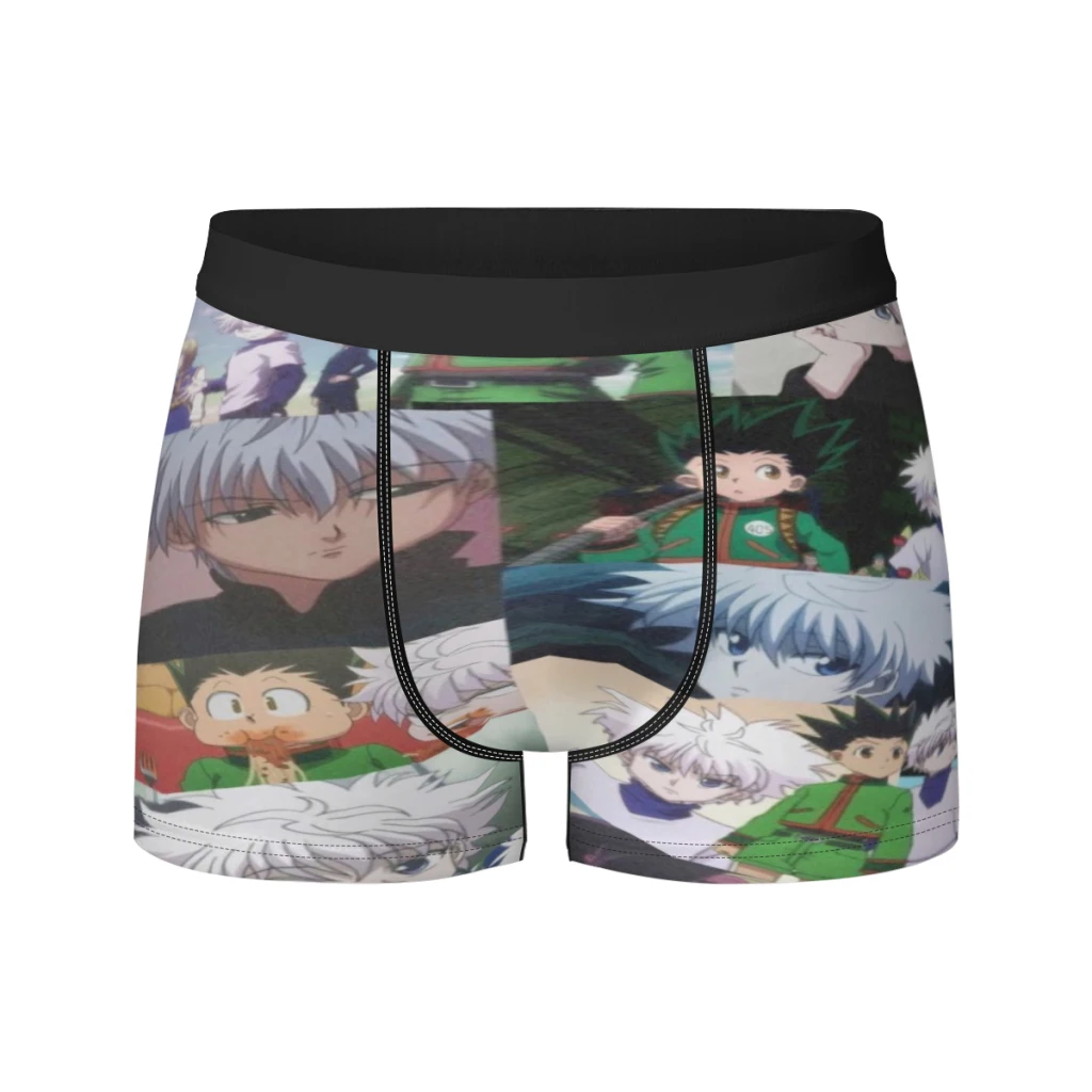 thumbnail image 1 of Calzoncillos tipo bóxer para hombre Hunter-X-Hunter-Killua, ropa interior transpirable para hombre, 1 of 5