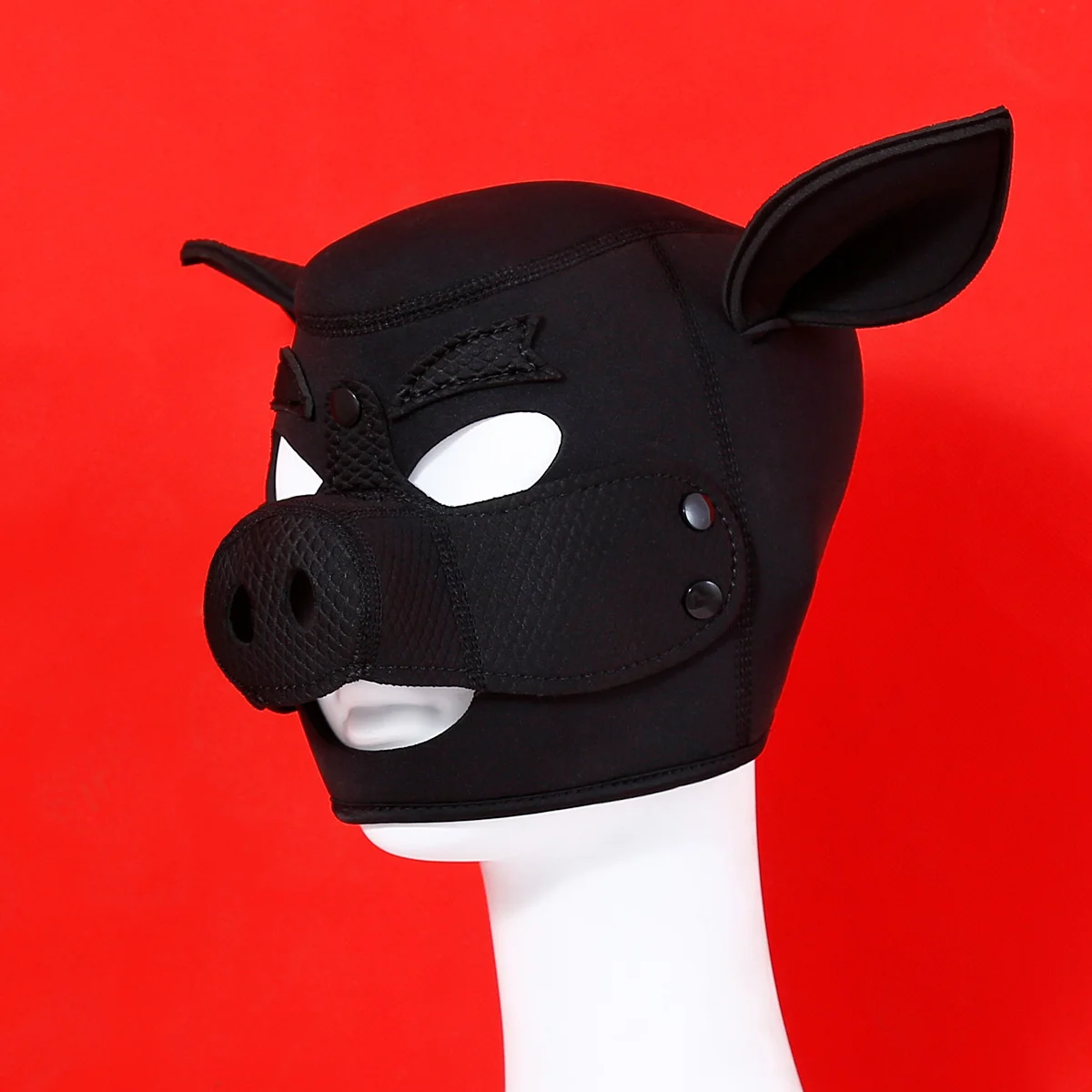 

Neoprene Pig Slave Mask BDSM Bondage Gimp Hood Adult Men's Sex Accessories Full Head Restraints Fetish Hood Sex Toys For Men Gay