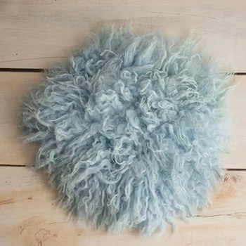 بطانية خلفية من الصوف الناعم والناعم لمستلزمات تصوير حديثي الولادة 11