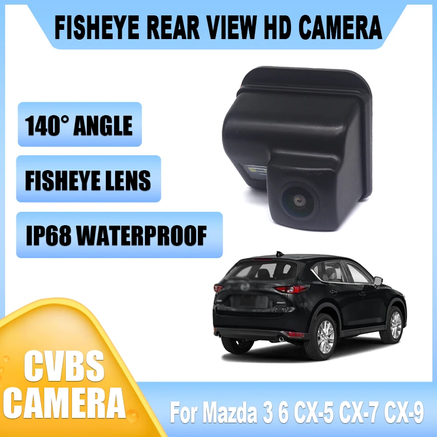 

CCD Full HD Car Rearview Rear View Camera Parking System For Mazda 3 6 CX-5 CX-7 CX-9 High Quality RCA Waterproof Night Vision