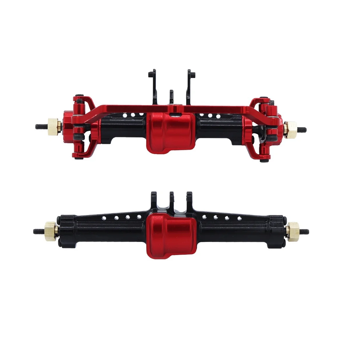 

2Pcs Metal Front and Rear Axle with Steel Gear for Traxxas TRX4M Bronco Defender 1/18 RC Crawler Car Upgrade Parts,1