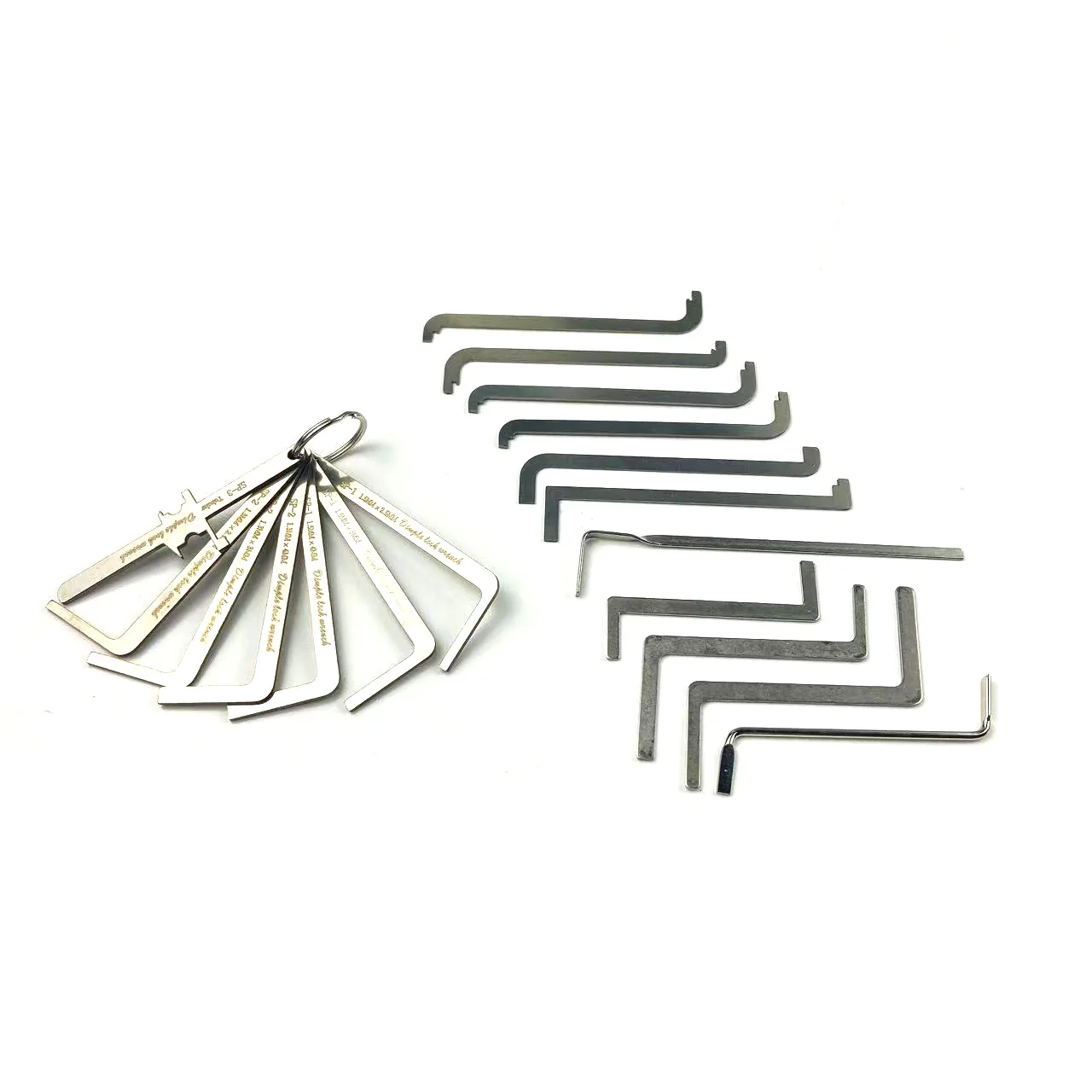 18pcs Lockpick Tensão Ferramenta Chave Conjunto Completo