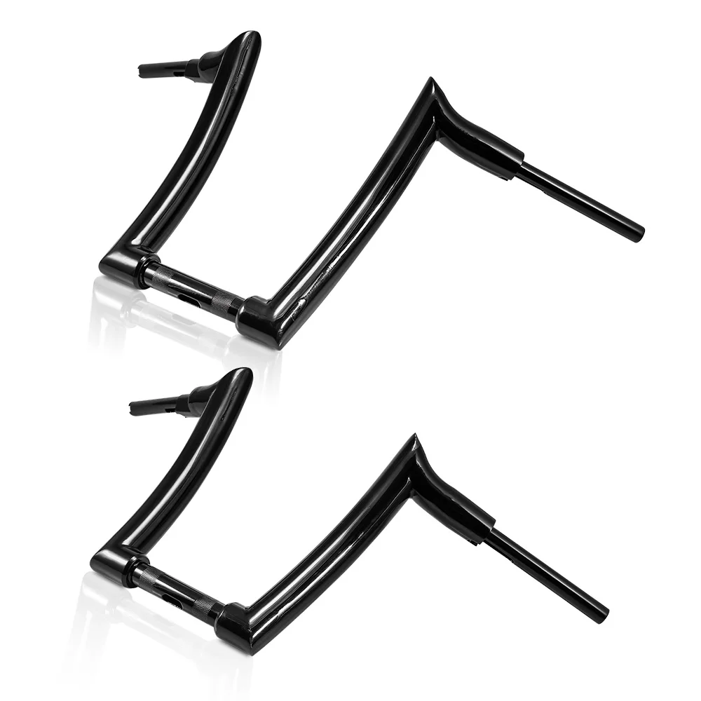 

Motorcycle 14" 16" Handlebars 1.25'' Clamp 50mm Thickening Bars Compatible with Harley Fat Boy Dyna Softail Sportster Road Glide