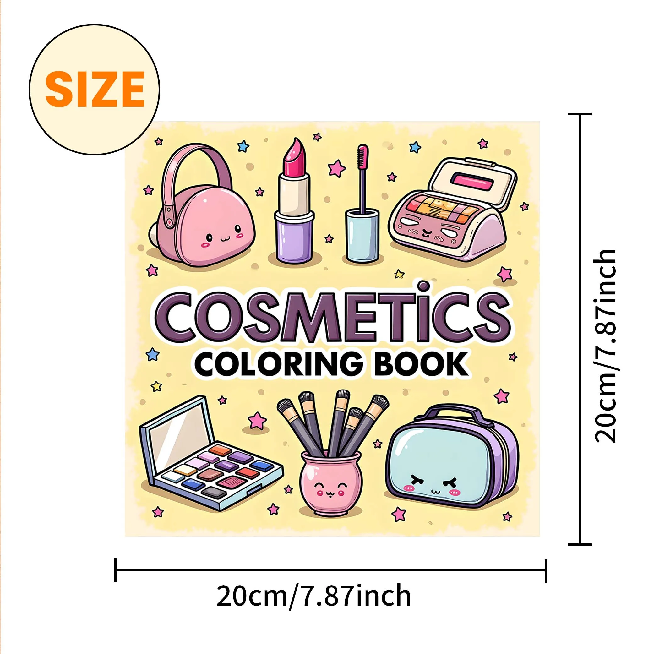 1PC Adult Graffiti COSMETiCS Coloring Book 24 Page Colouring Book Decompression Entertainment Holiday Party Gift 5