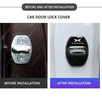 Car Door Lock Cover Auto Emblem Protection Case for Xpeng Xiaopeng G3 G3i G6 G9 N5 P5 P7 P7i X9 Car Accessories Car styling 4