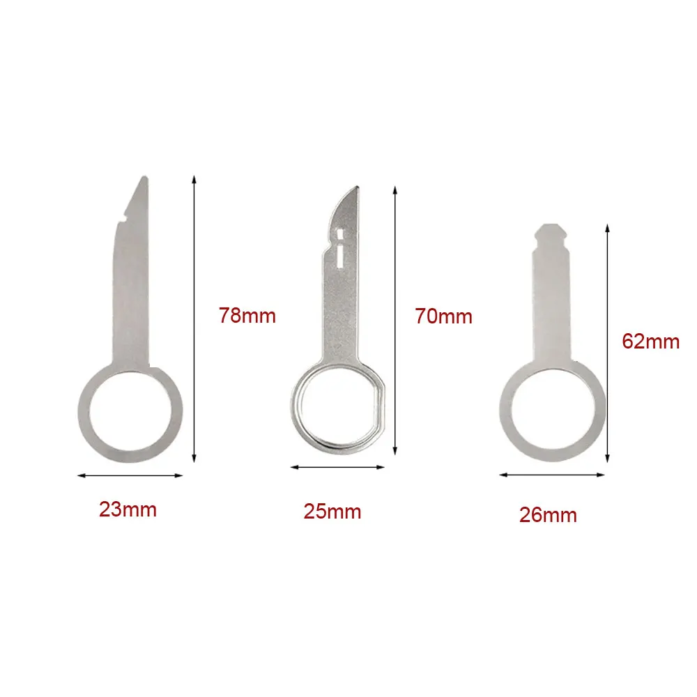 4 Pezzi Strumento Perno Chiave Per Rimozione Autoradio Unà Principale Stereo Strumenti Audio Per VW Volkswagen MK7 GTI Golf 7 Golf R Skoda Octavia A7 SEAT - Foto 2