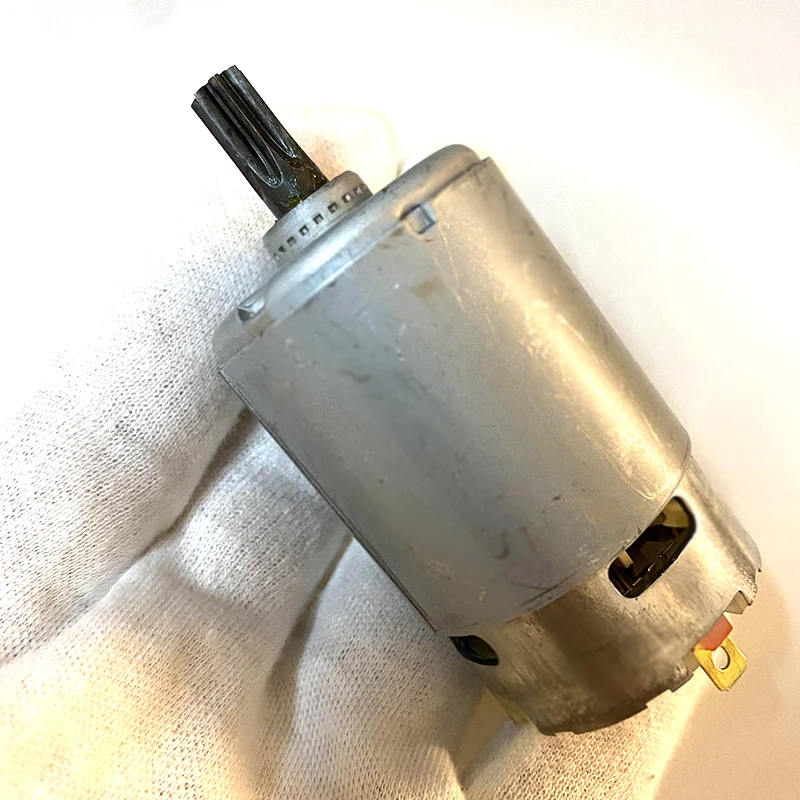 Motore Elettrico RS-550VD-6532 18V 8 Denti Per Utensili WORX WX390 WU390 | Sostituzione Originale 50027484, Struttura In Metallo